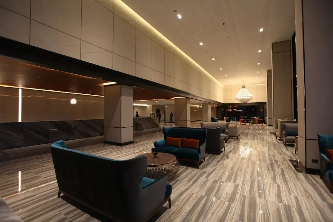 Lobby sitting area