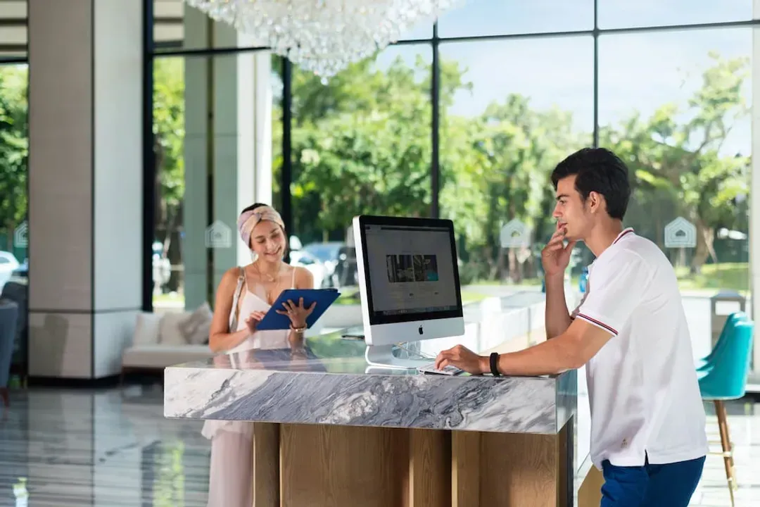 Lobby sitting area