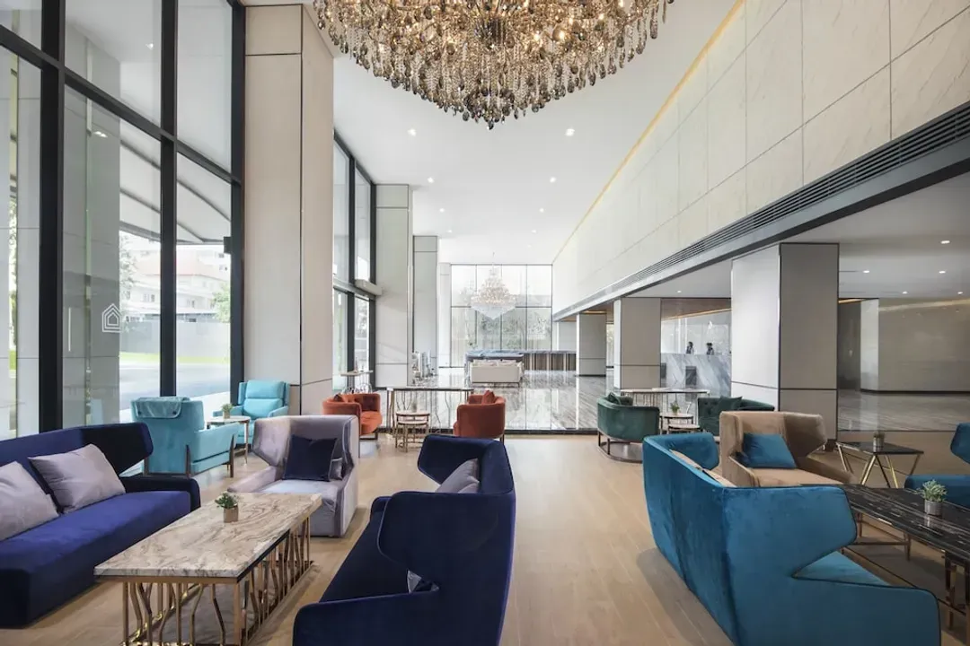 Lobby sitting area
