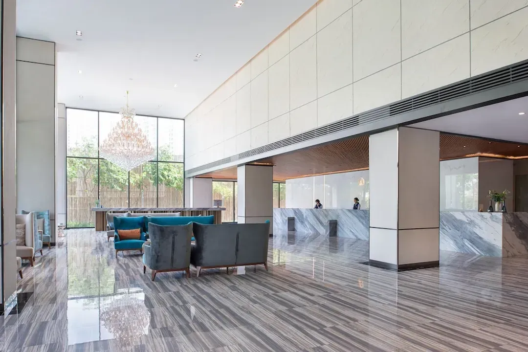 Lobby sitting area