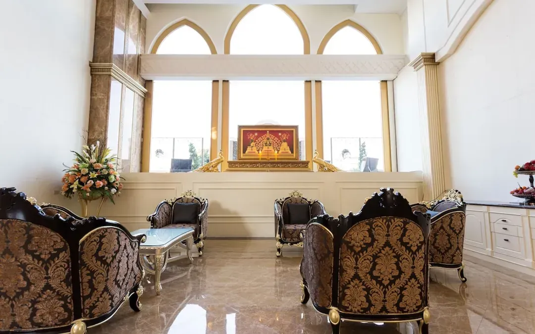 Lobby sitting area