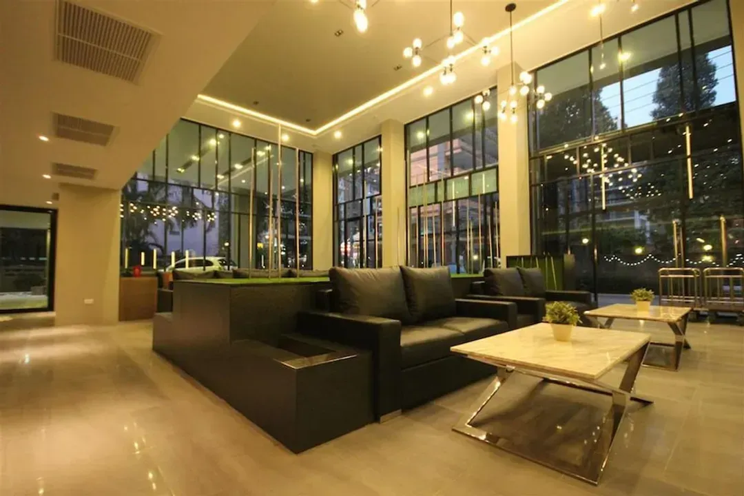 Lobby sitting area