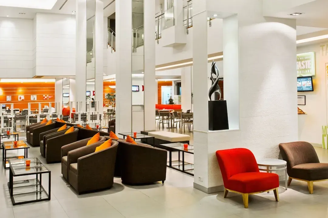 Lobby sitting area