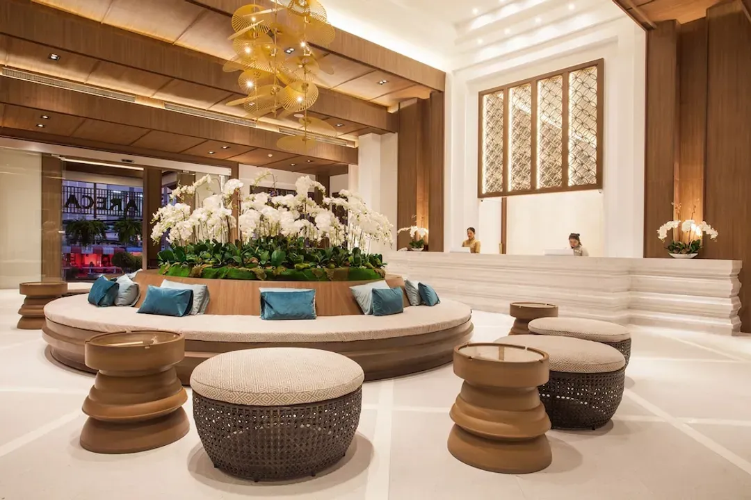 Lobby sitting area