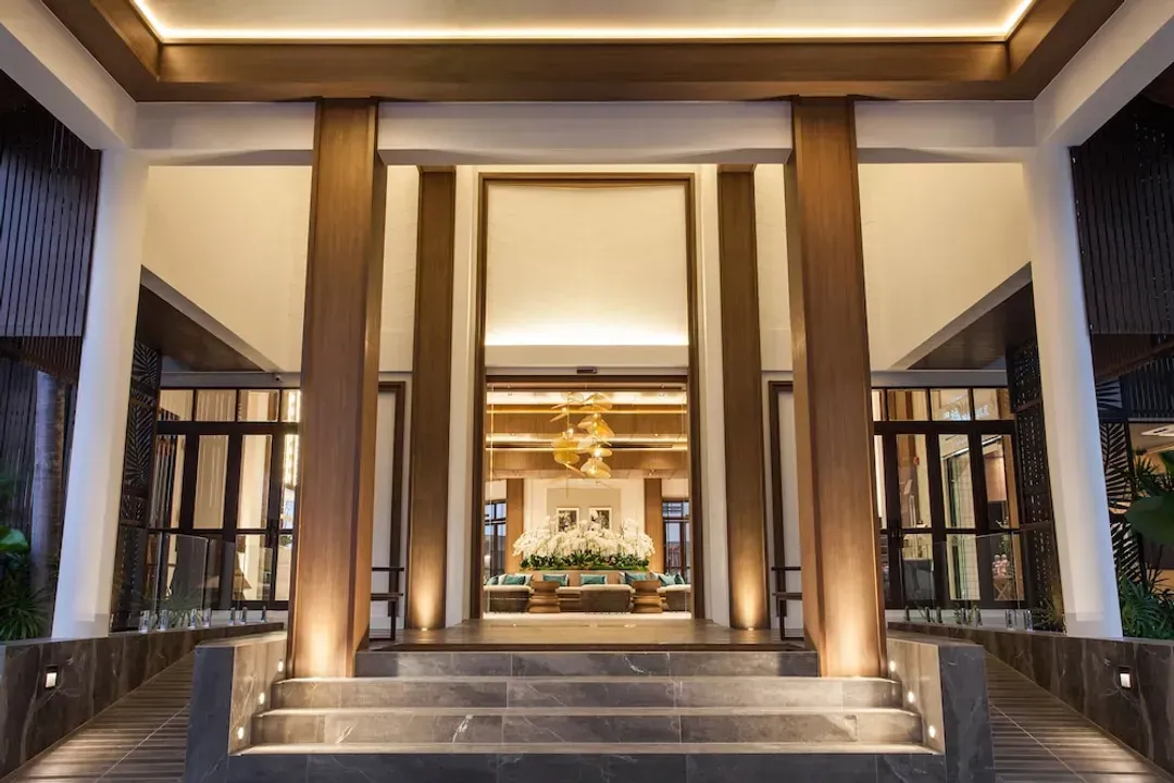 Interior entrance