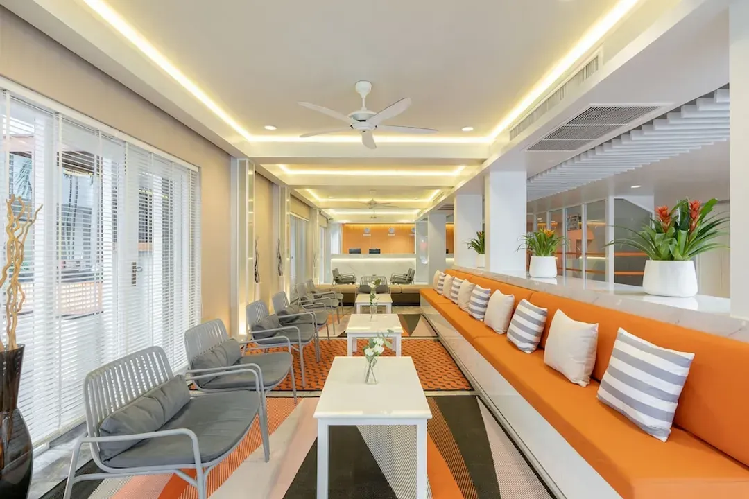 Lobby sitting area