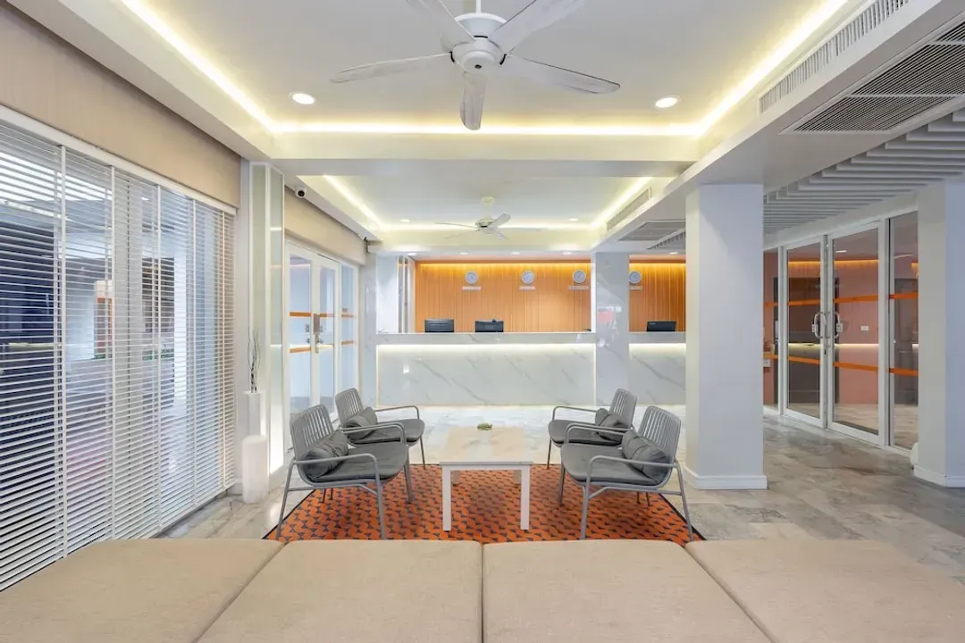 Lobby sitting area