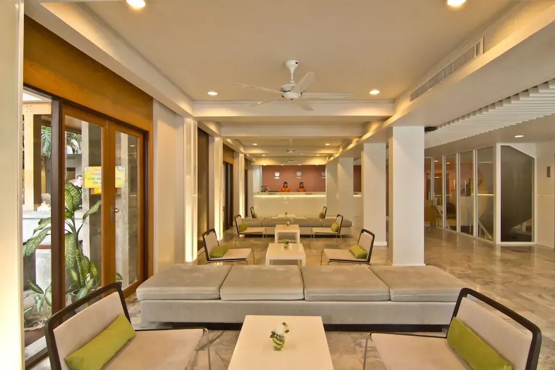 Interior entrance