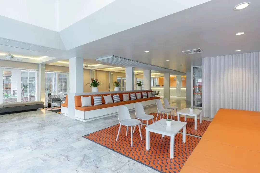 Lobby sitting area