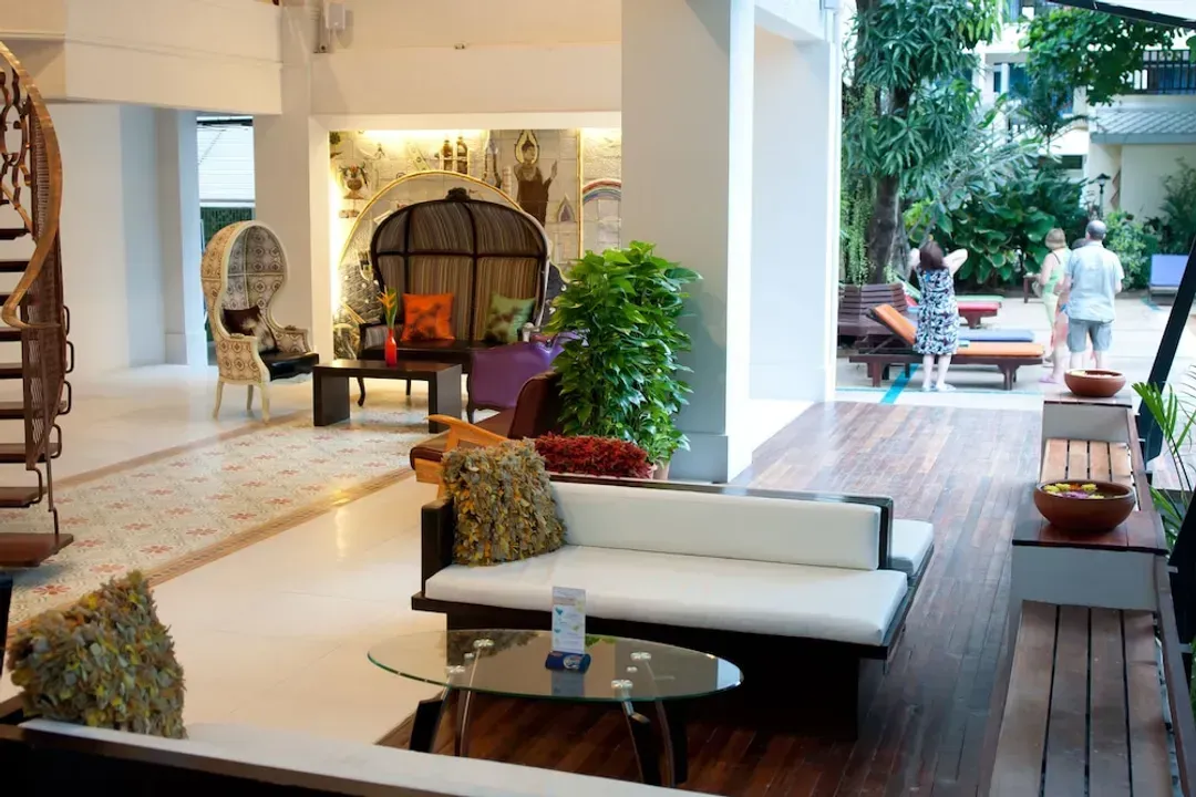 Lobby sitting area