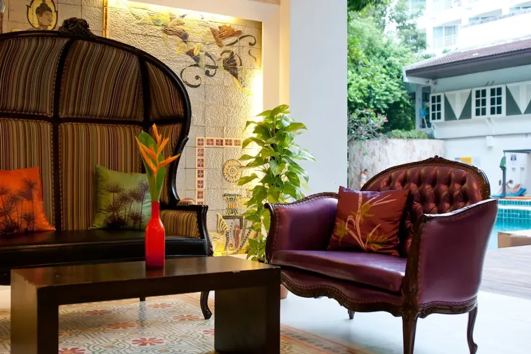 Lobby sitting area