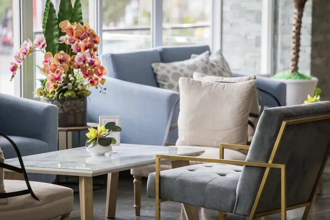 Lobby sitting area