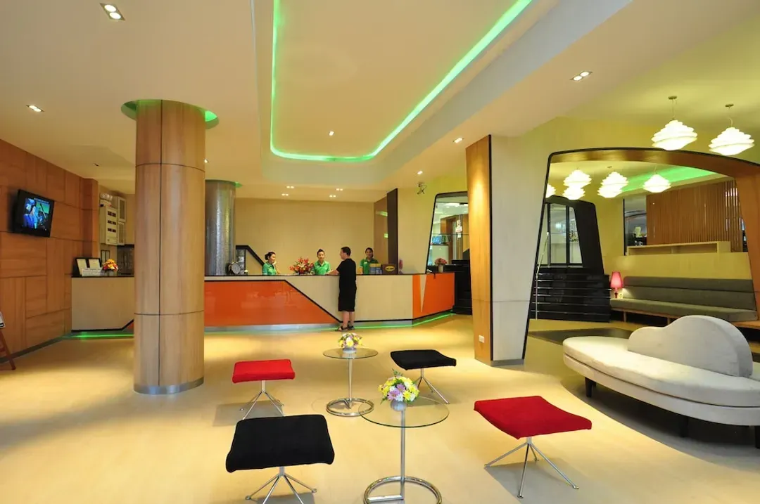 Interior entrance