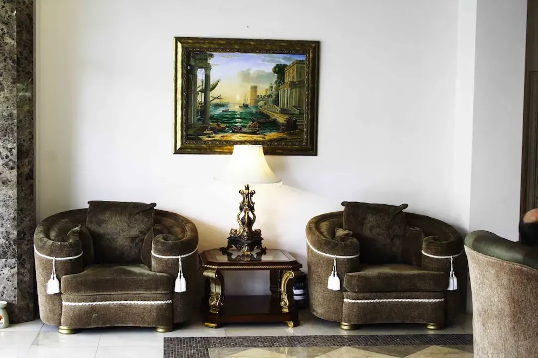 Lobby sitting area