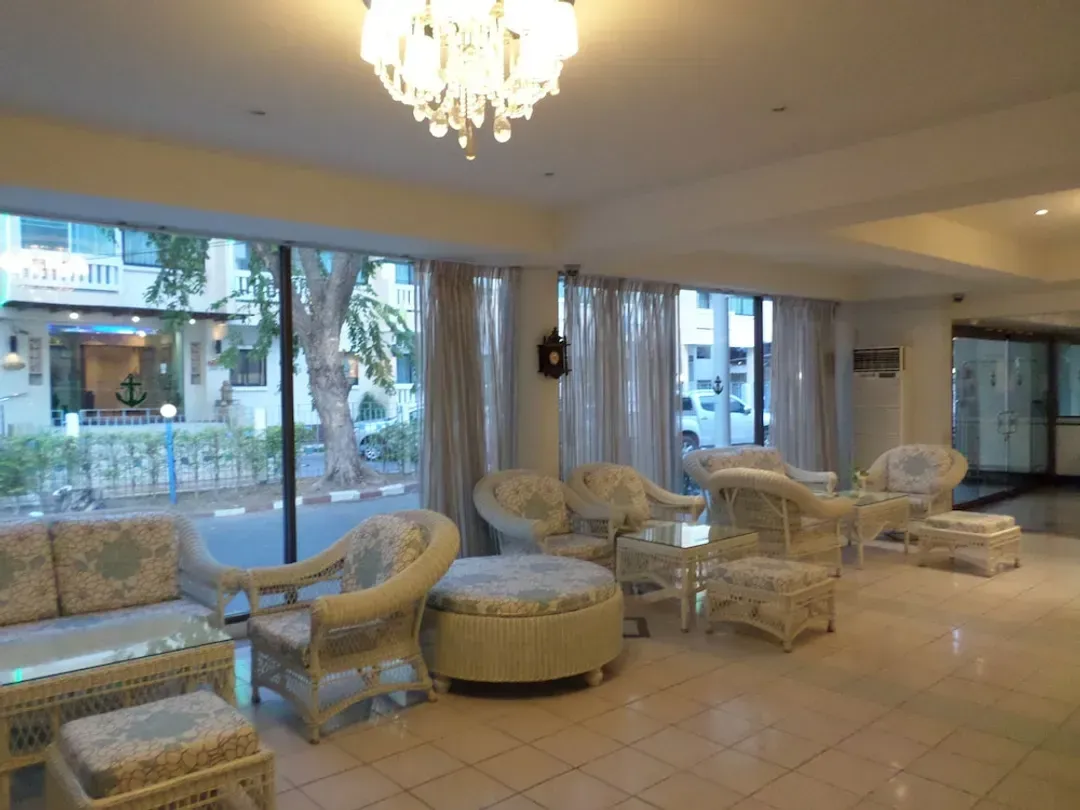 Lobby sitting area
