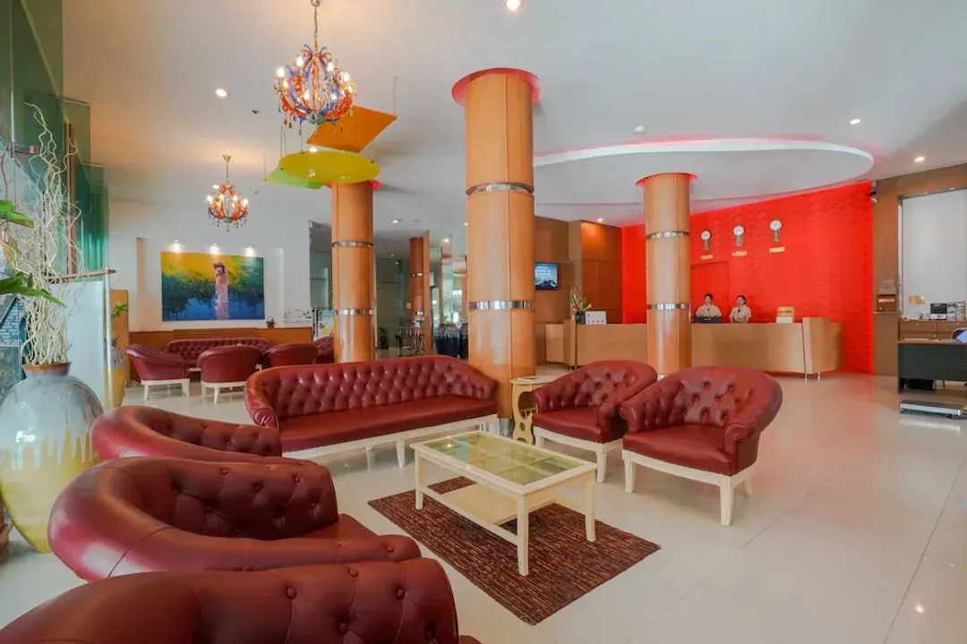 Lobby sitting area
