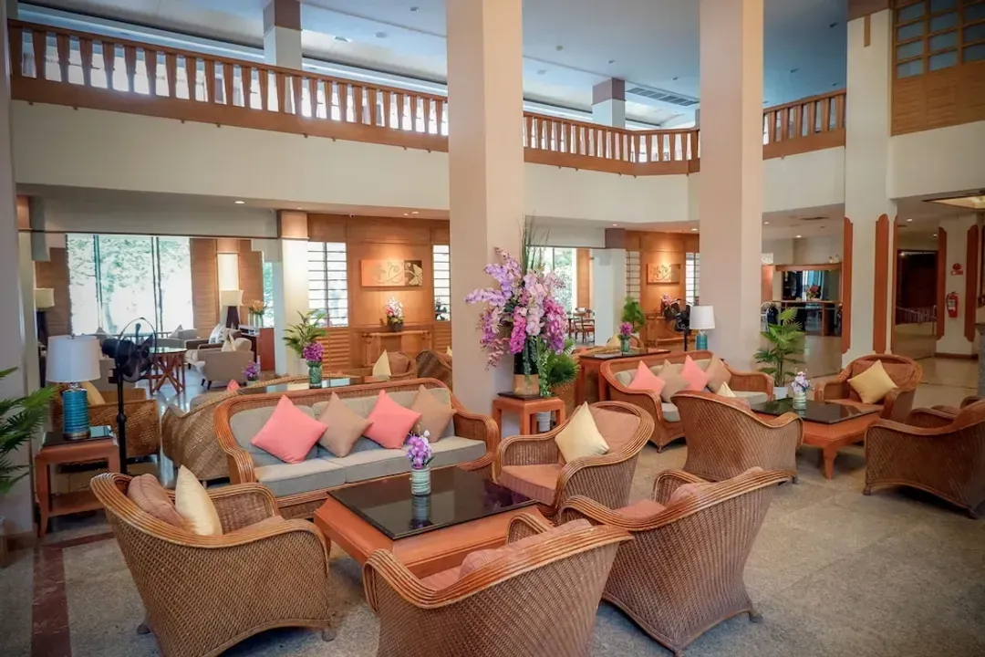 Lobby sitting area