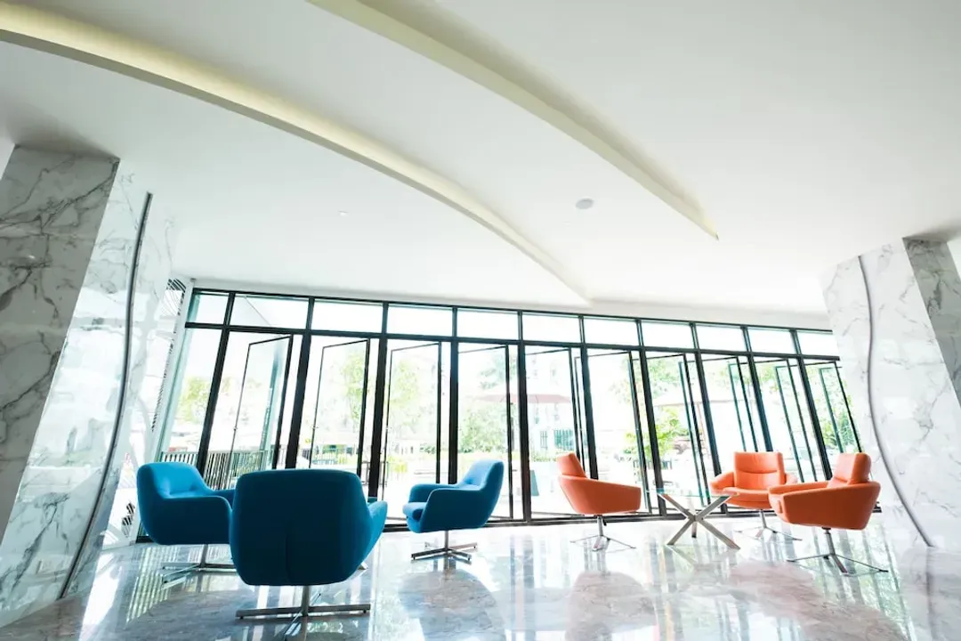 Lobby sitting area