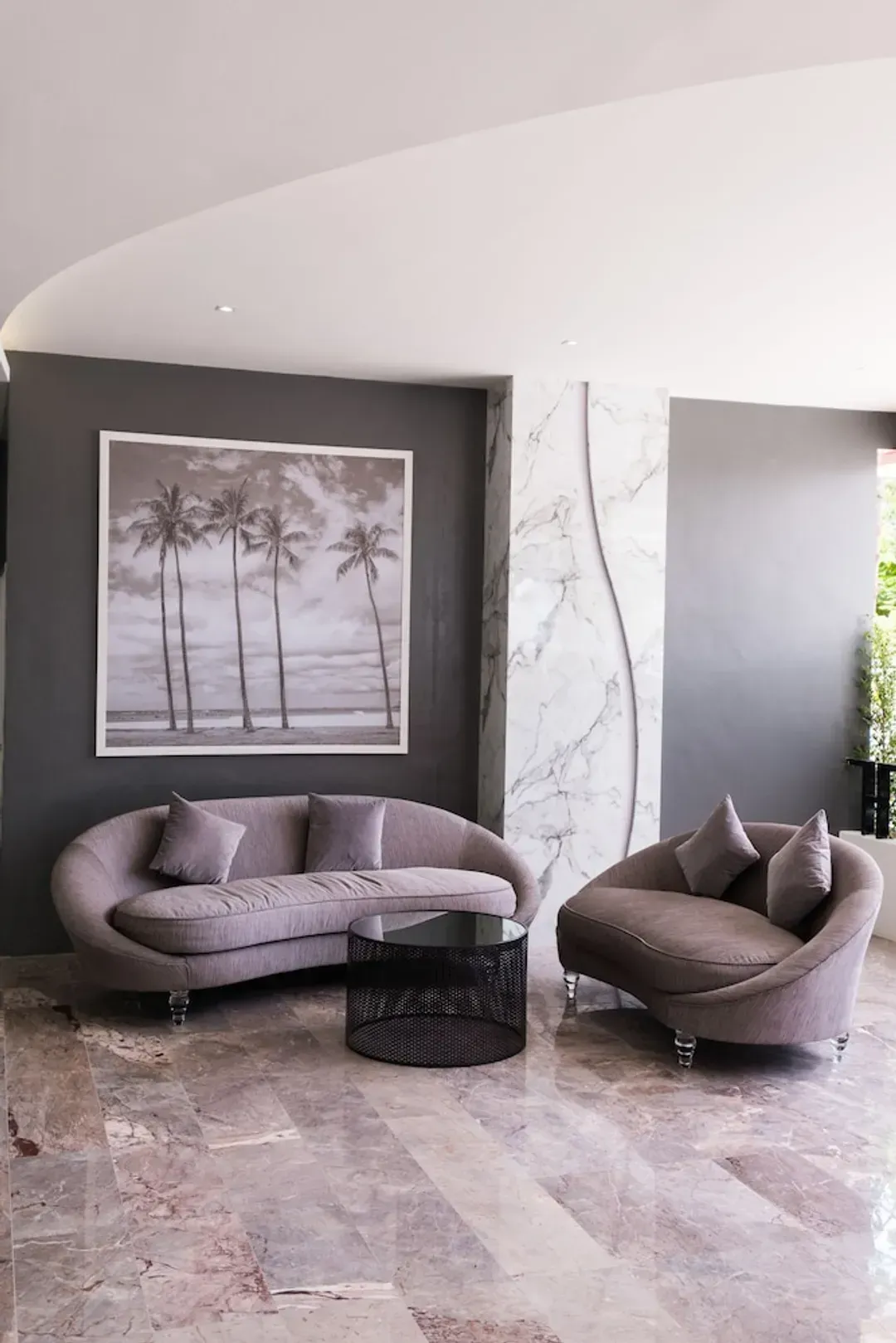 Lobby sitting area