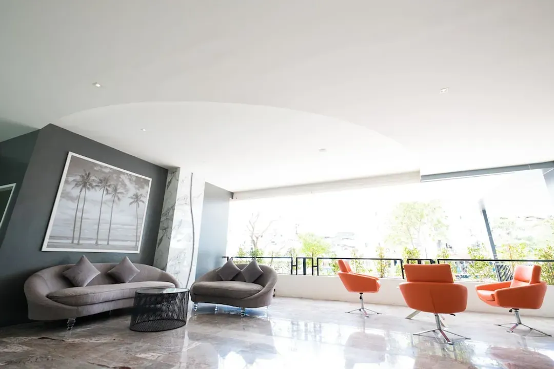 Lobby sitting area