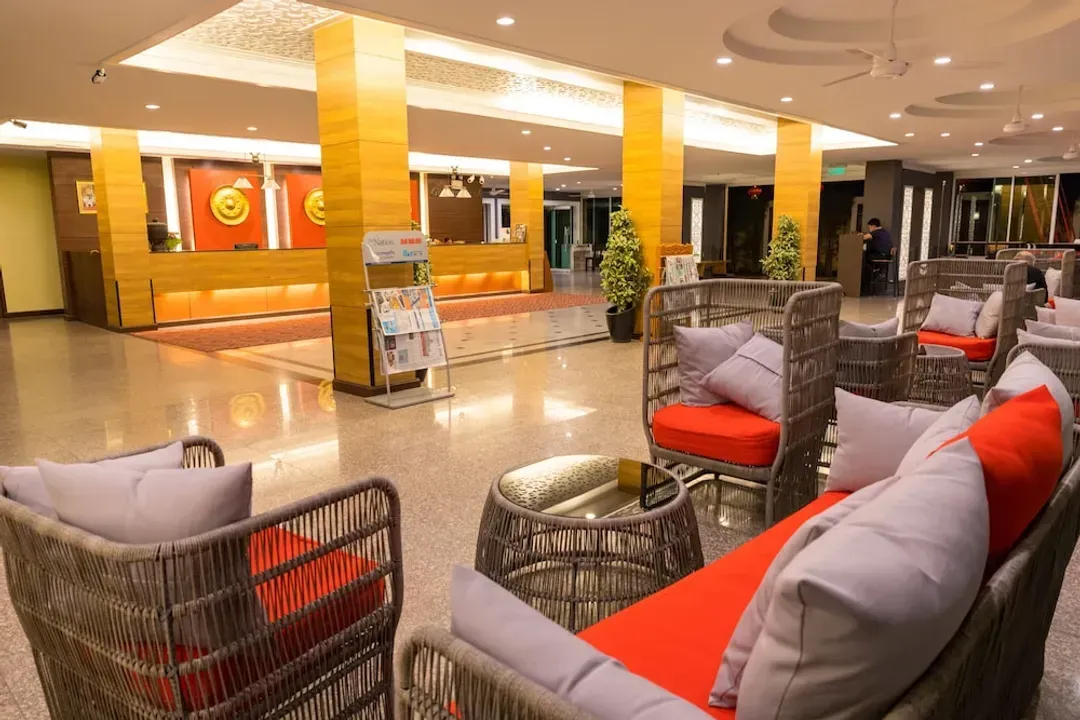 Lobby sitting area