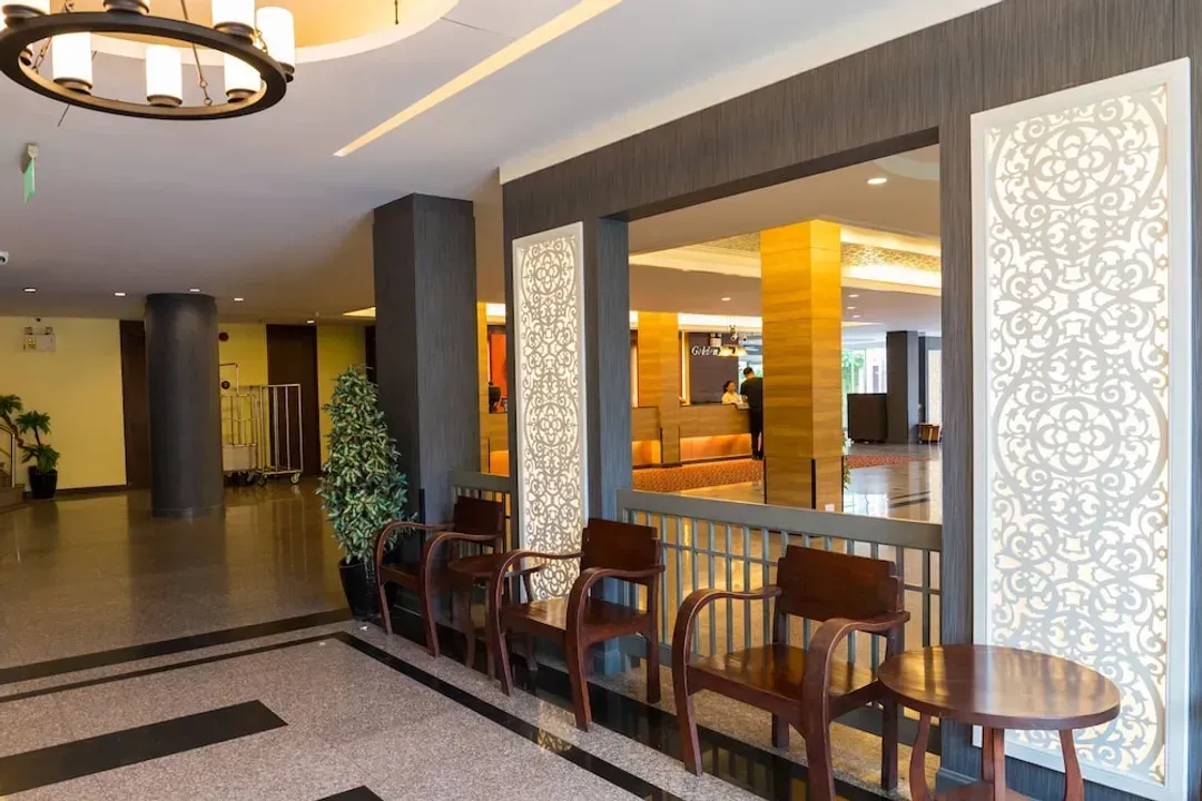 Lobby sitting area