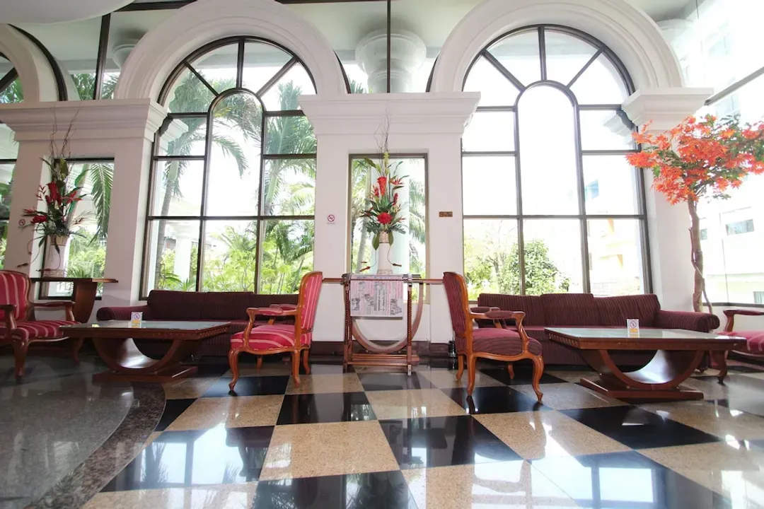 Lobby sitting area