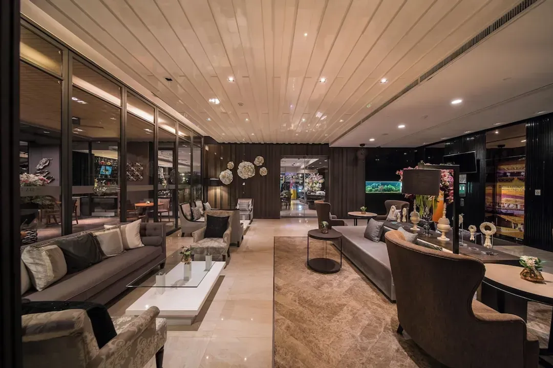 Lobby sitting area