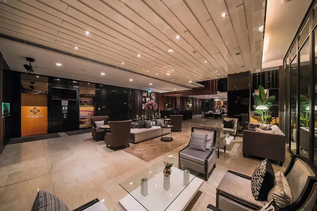Lobby sitting area