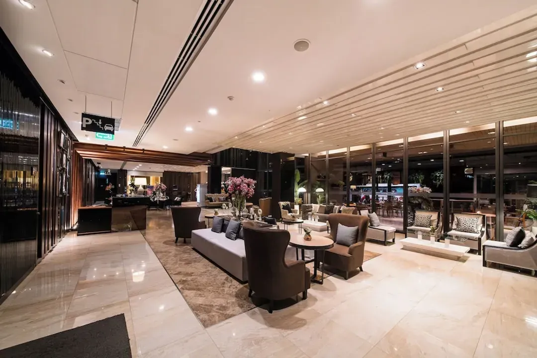 Lobby sitting area
