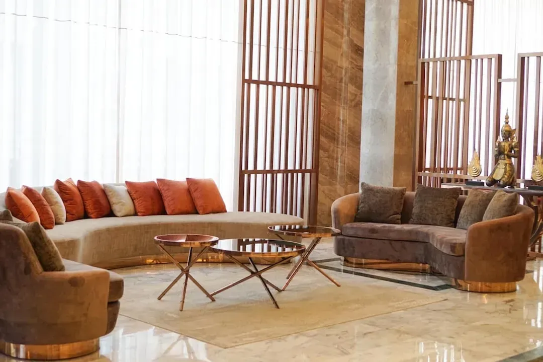 Lobby sitting area