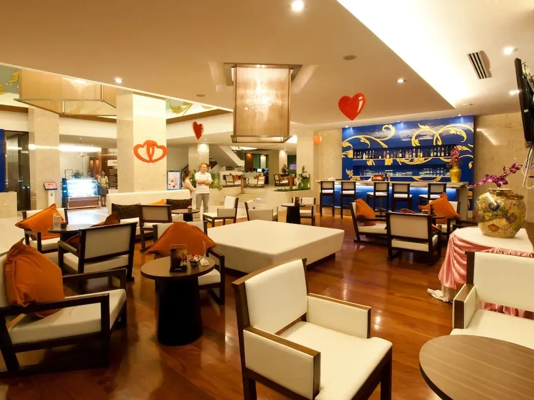 Lobby sitting area