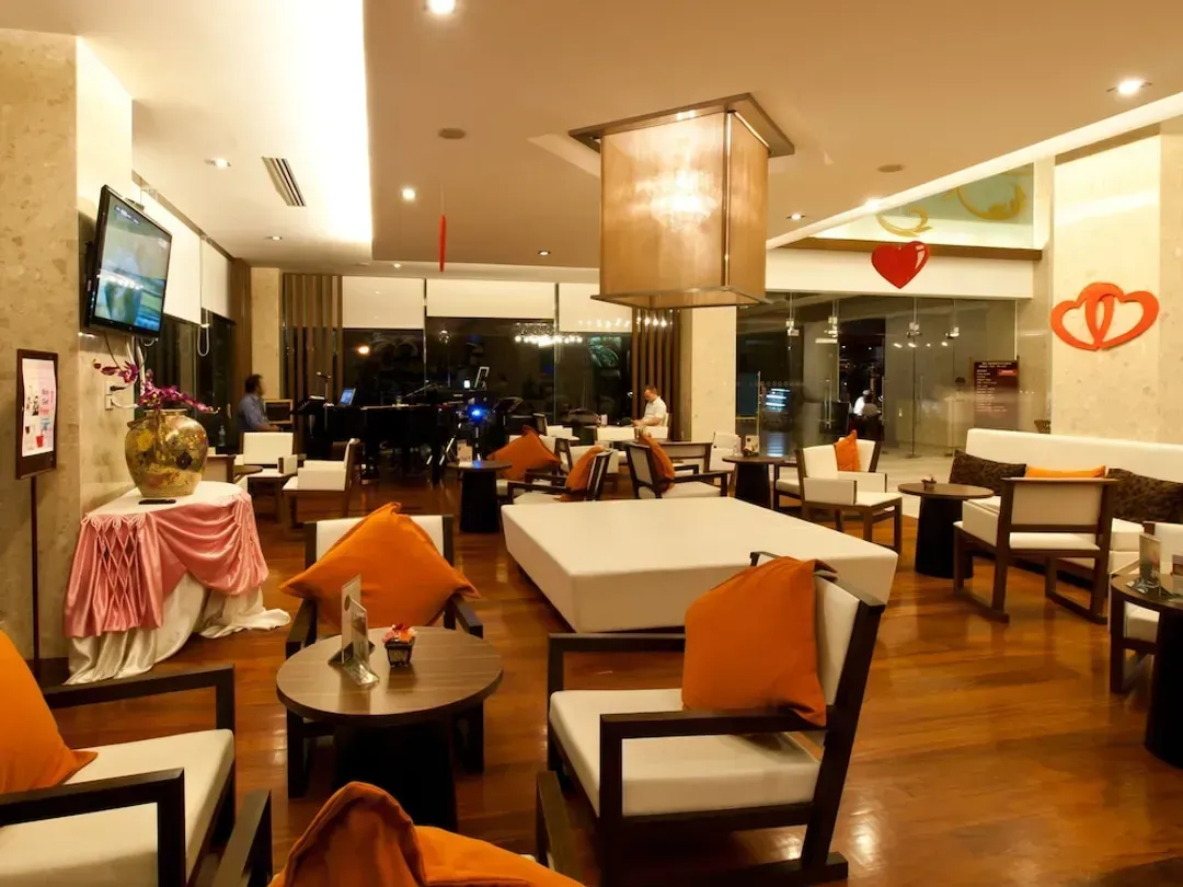 Lobby sitting area