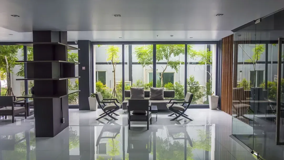 Lobby sitting area