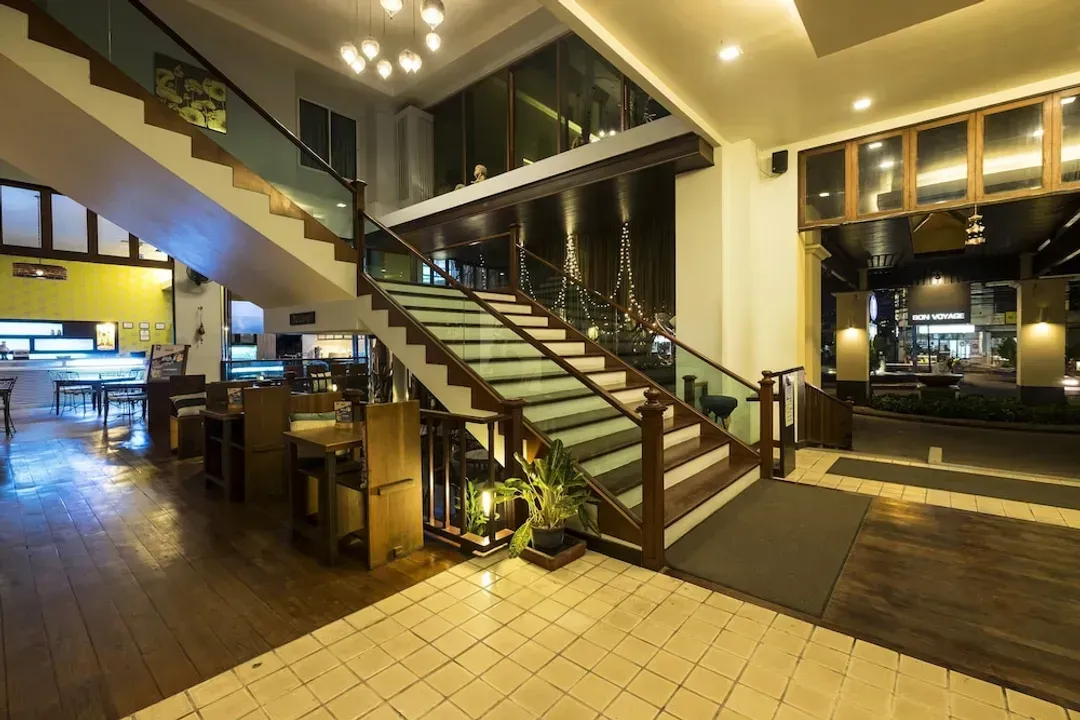 Interior entrance