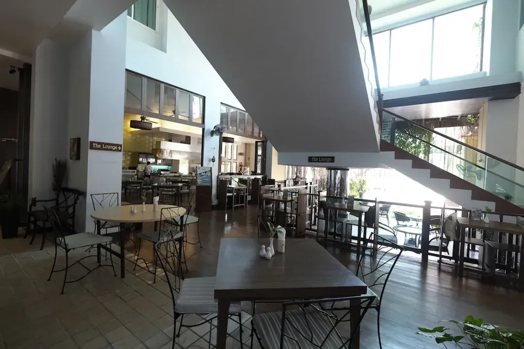 Interior entrance
