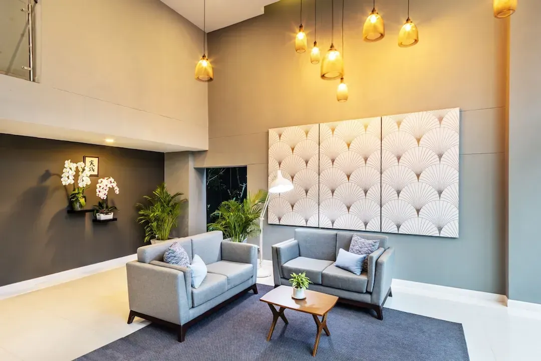 Lobby sitting area