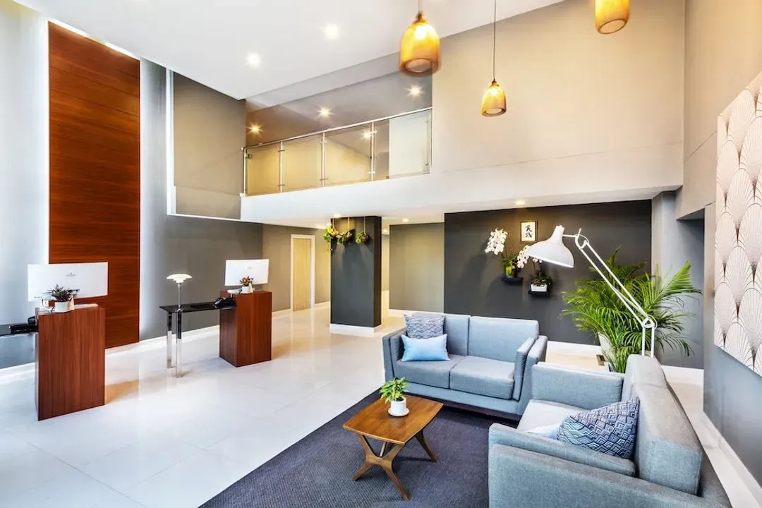 Lobby sitting area