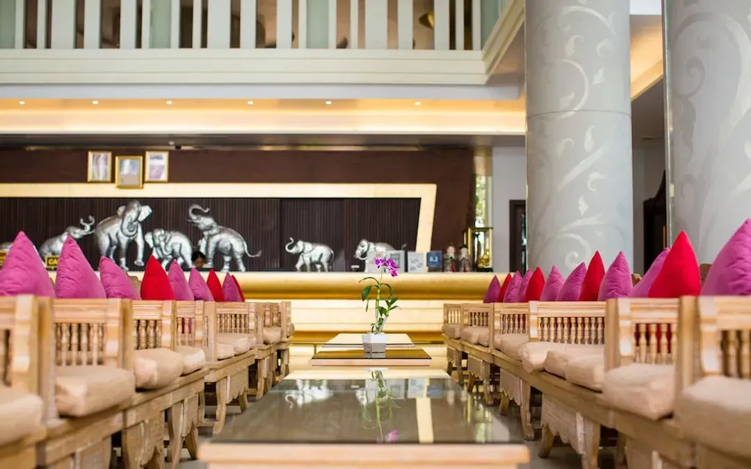 Lobby sitting area