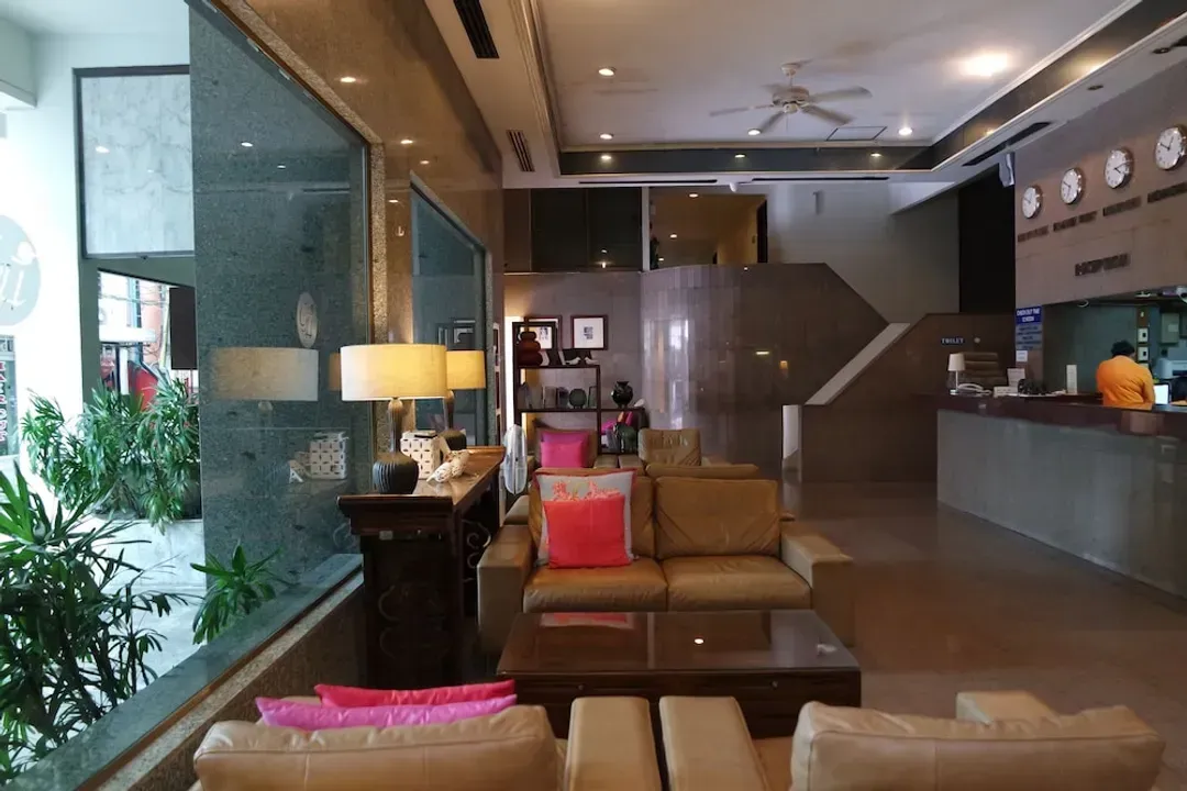 Lobby sitting area