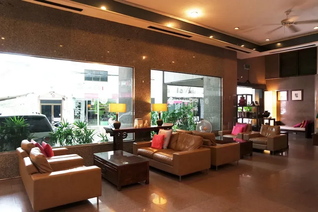 Lobby sitting area