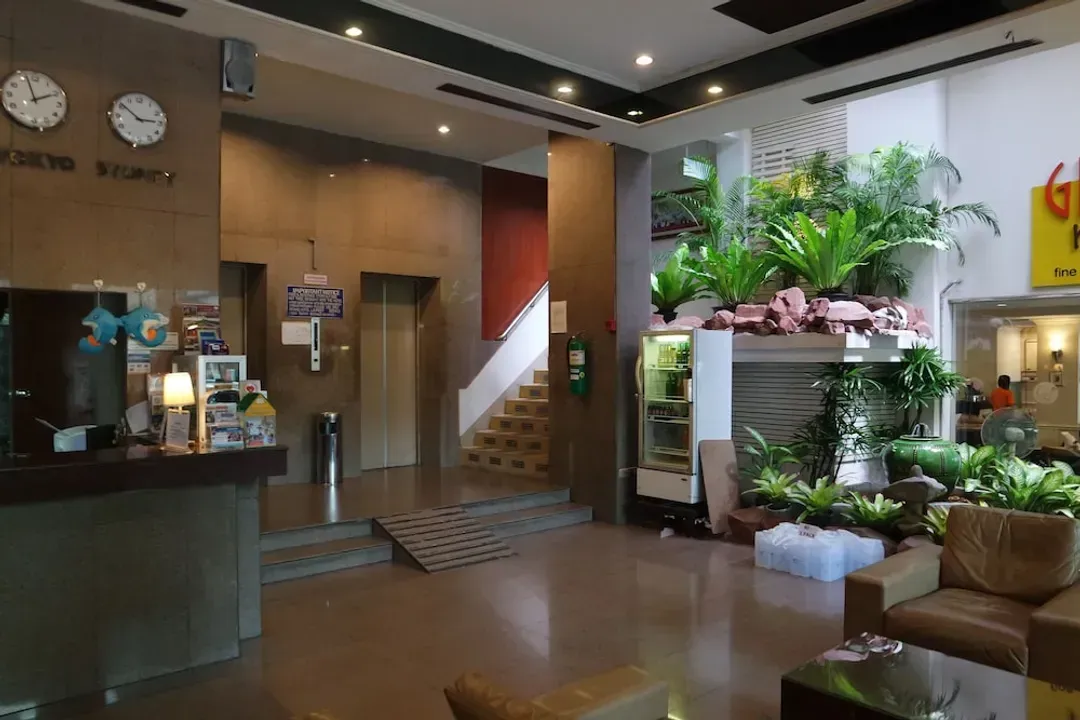 Lobby sitting area
