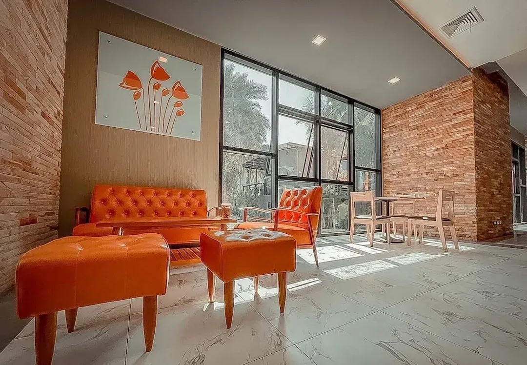 Lobby sitting area