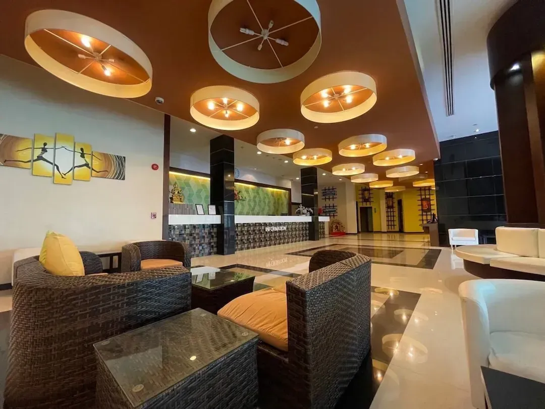 Lobby sitting area