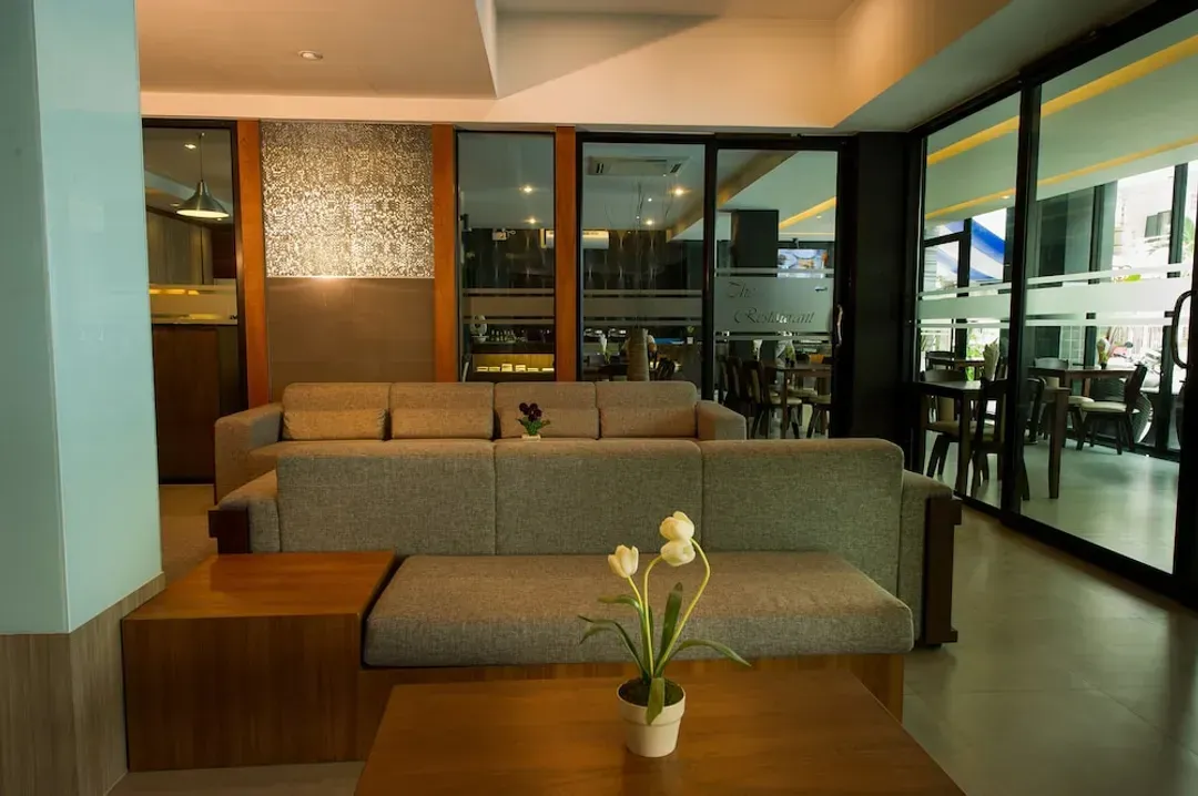 Lobby sitting area