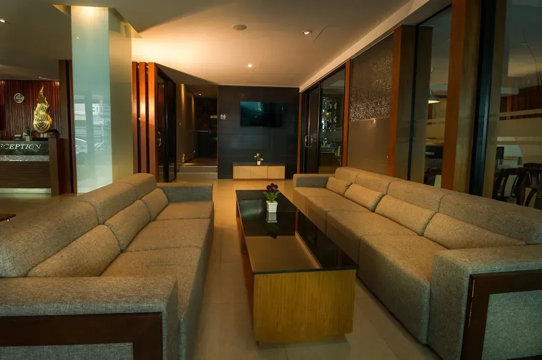Lobby sitting area
