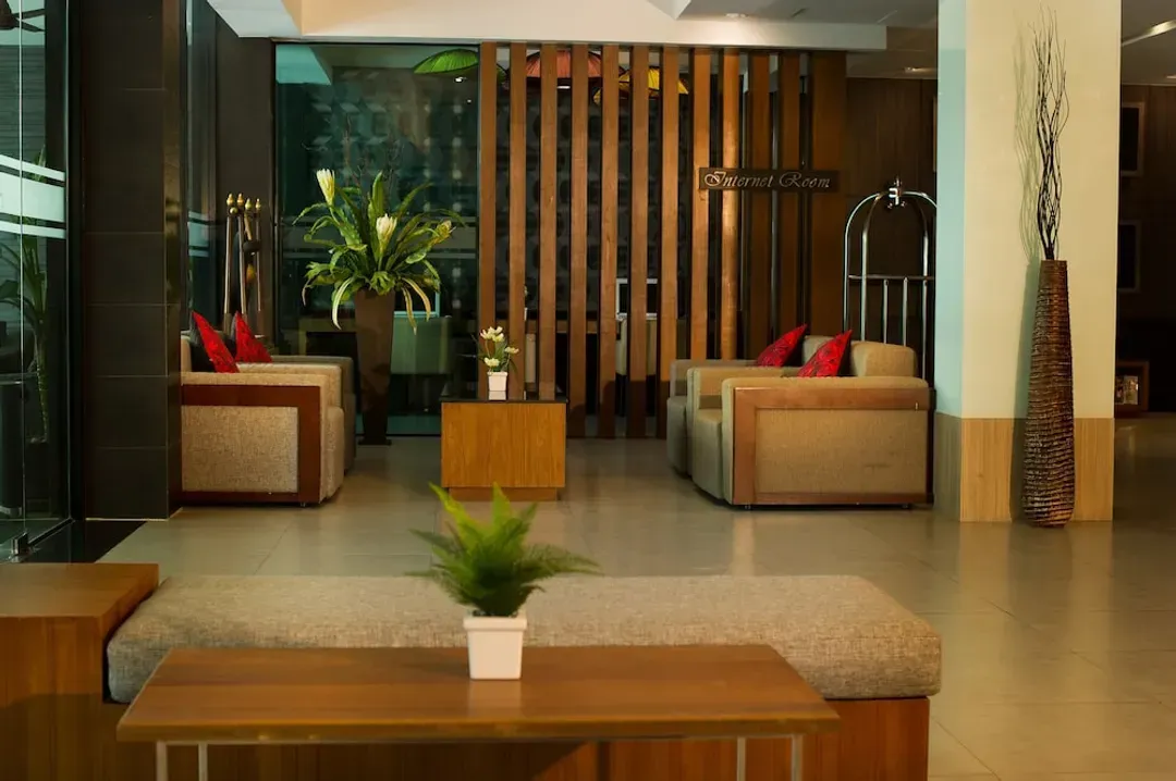 Lobby sitting area