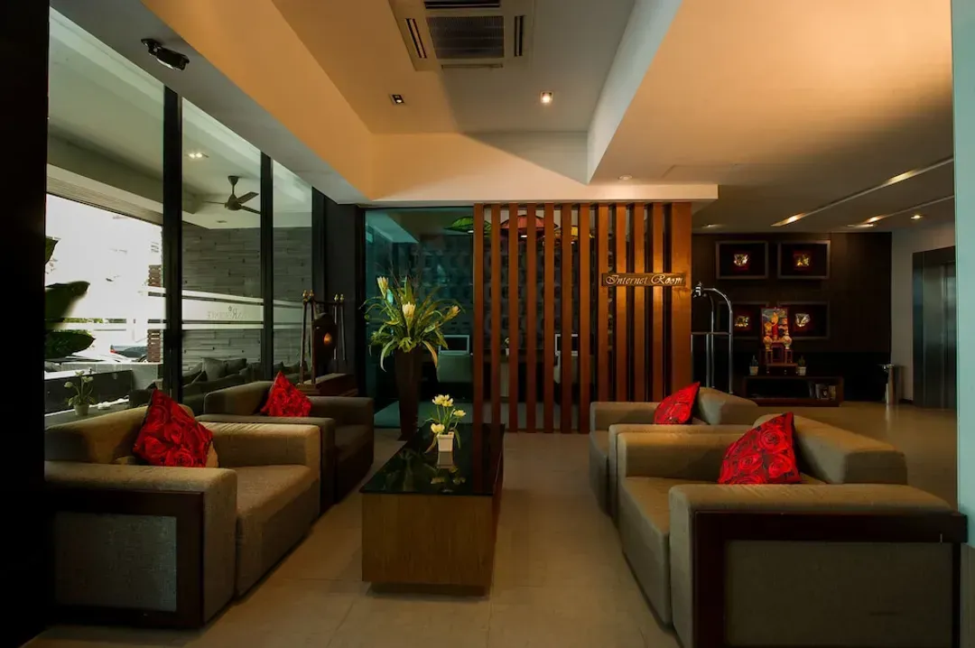 Lobby sitting area