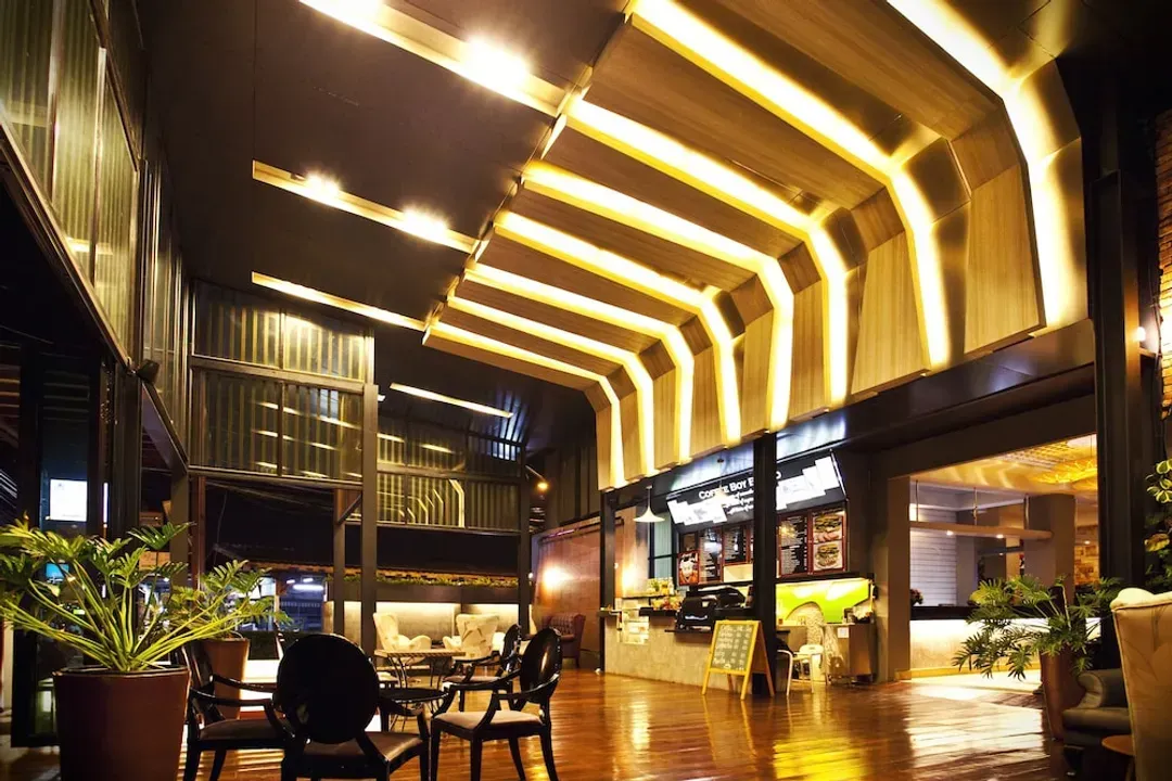 Interior entrance