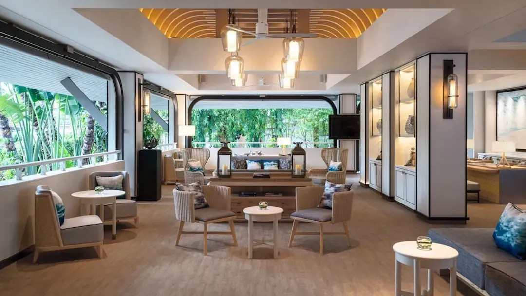 Lobby sitting area